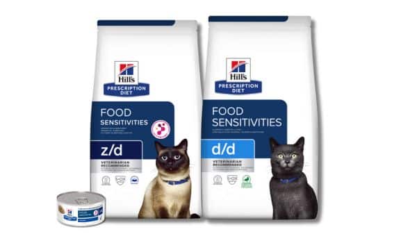 Alimento para el cuidado de la piel en gatos