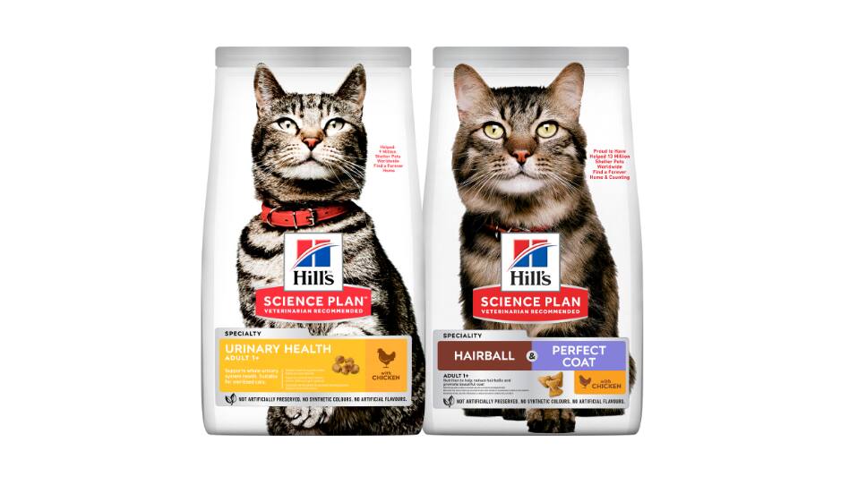 Alimentos para gato Science Plan Urinary, Oral y Hairball & Perfect Coat