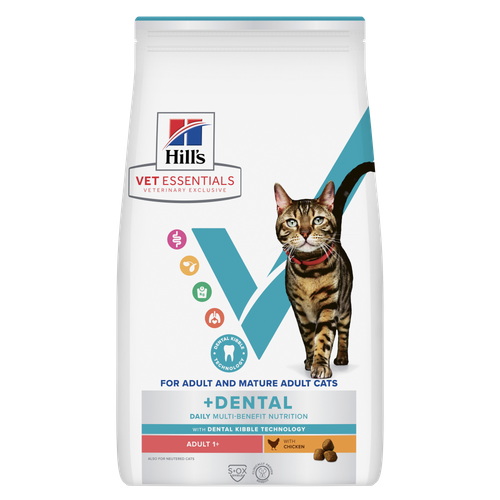 Multi-Benefit +Dental alimento seco para gatos adultos 1+ Packshot