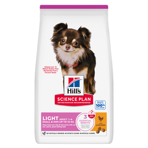 Light alimento para perros adultos de razas pequeñas y mini Packshot